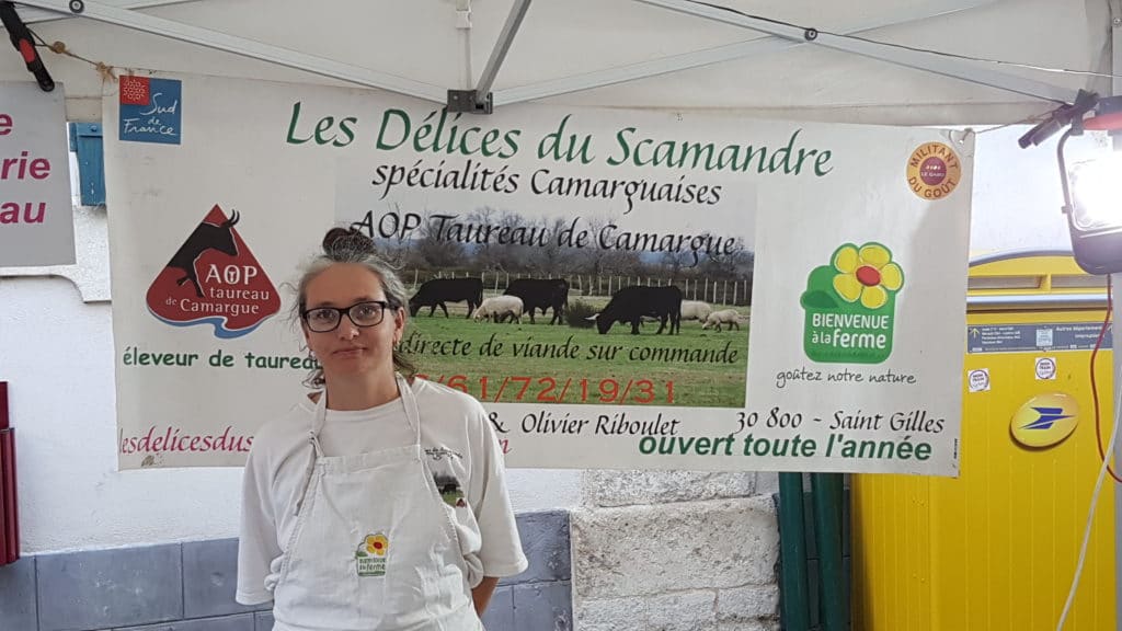 Marché Nocturne 2018 à Comps Anne Marie Les délices de scamandre St Gilles