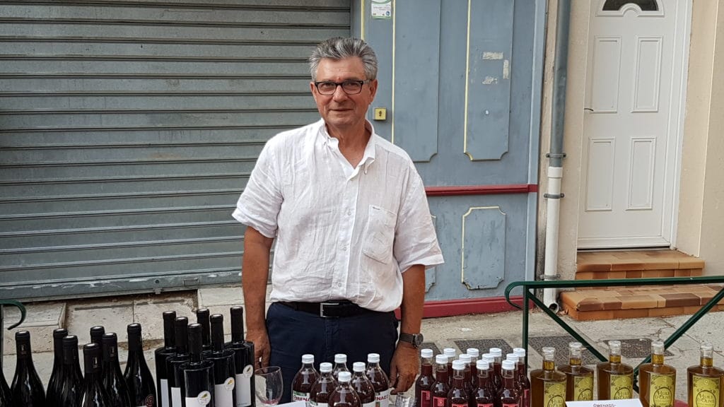Marché Nocturne 2018 à Comps Jean Claude Grende de France Domazan