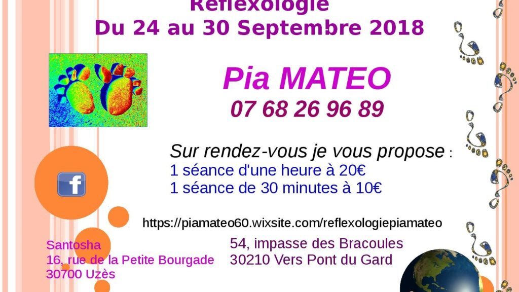 Semaine Mondiale de la Réflexologie 2018