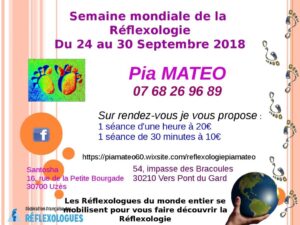 Semaine Mondiale de la Réflexologie 2018