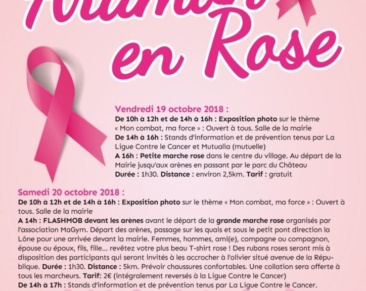 Aramon en rose Octobre 2018