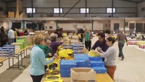 Opération « Petit Déjeuner » avec Trisomie 21 Gard Préparation des petits déjeuners