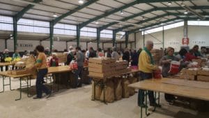 Opération « Petit Déjeuner » avec Trisomie 21 Gard Préparation des petits déjeuners