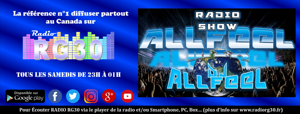 Tous les Samedis 23h-01h, AllFeel Mix by Dj AllFeel