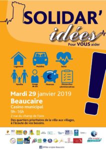 Solidar'idees à Beaucaire 29 Janvier 2019