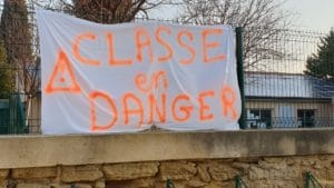 Suite à la décision de la Fermeture d'une classe de l'école de Fournès