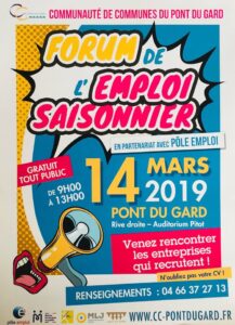 forum de l'emploi saisonnier 14 mars 2019 forum de l'emploi saisonnier 14 mars 2019