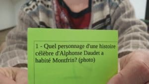 Jeu De L'oie 100% Montfrin avec l'école primaire Amand Peyrot Question posé aux élèves au jeu de l'oie ©Radio RG30