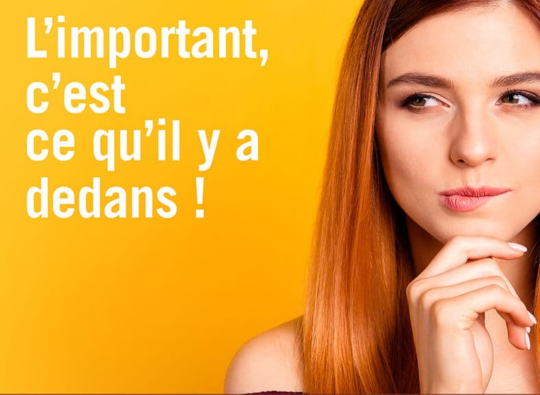 « L’important, c’est ce qu’il y a dedans ! La minute info des produits cosmétiques