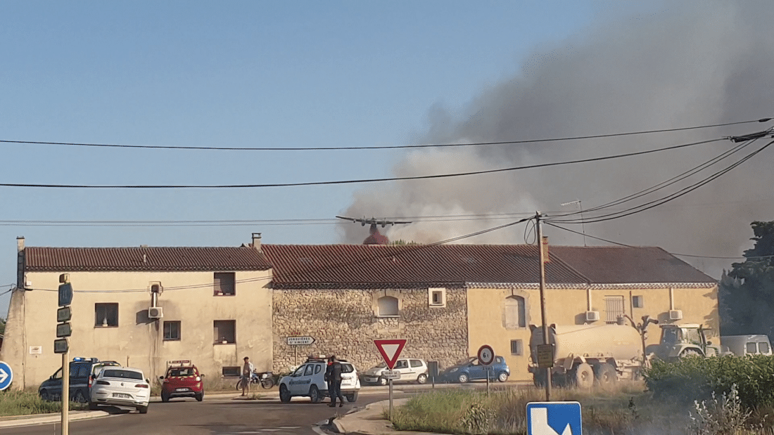 Tracker sur Feu de Montfrin ©Radio RG30