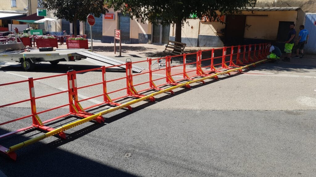 Barrière Titan pour sécurisé à Montfrin ©Radio RG30