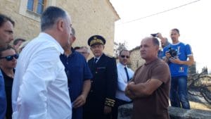 Didier Guillaume avec les sinistrés ©Radio RG30