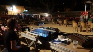 La régie son et lumière de l'Argorock ©Radio RG30