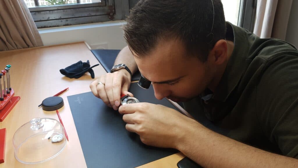 Yann Albin en plein travail ©Radio RG30