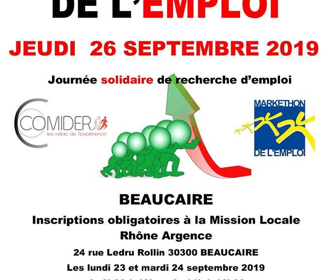 Gard et emploi Markethon ce 26 septembre