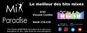 Emission Archive Mix Paradise avec Vincent Cordier sur Radio RG30