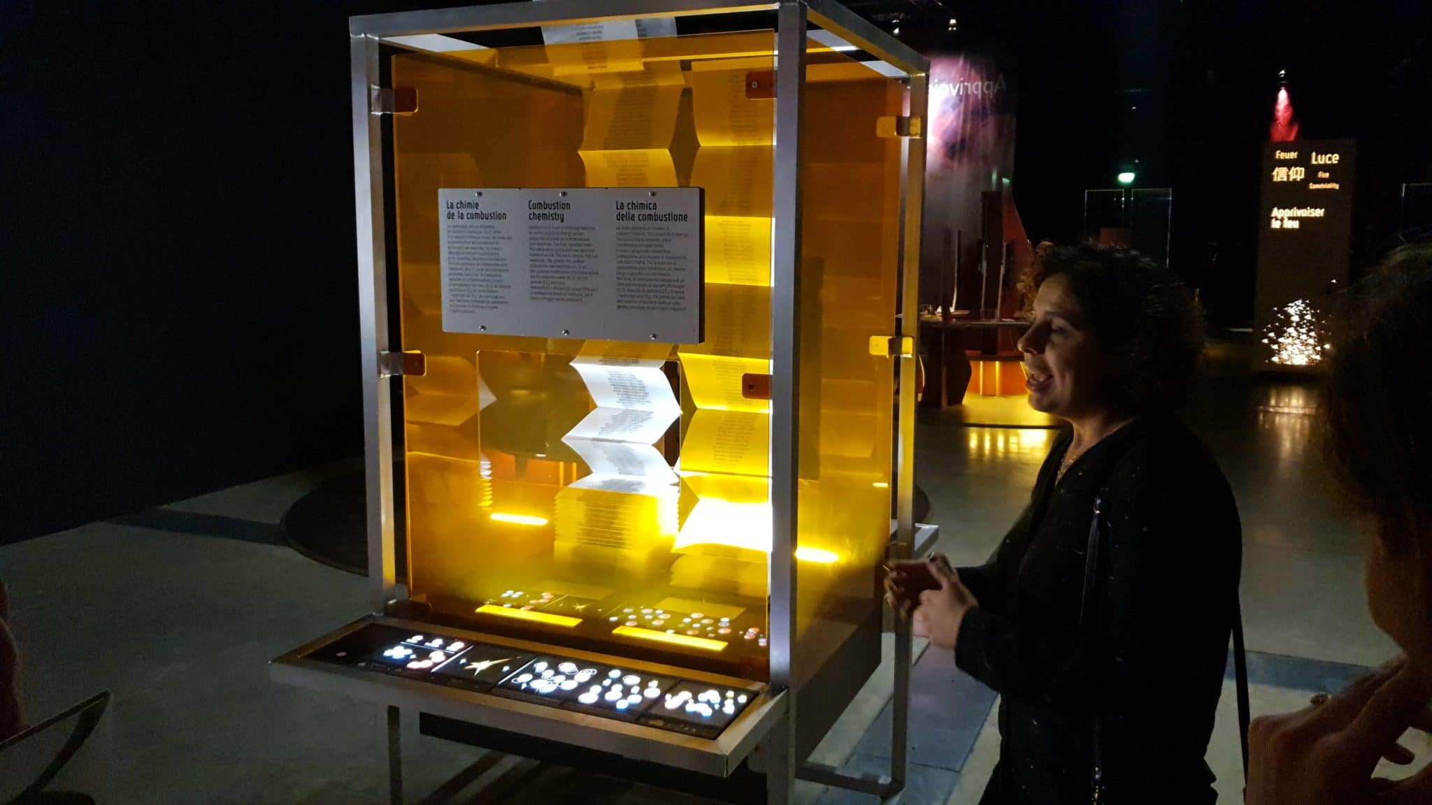 Julia Maciel (commissaire de l'expo en feu) ©Radio RG30
