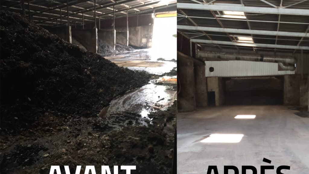 1800 tonnes de compost évacuées