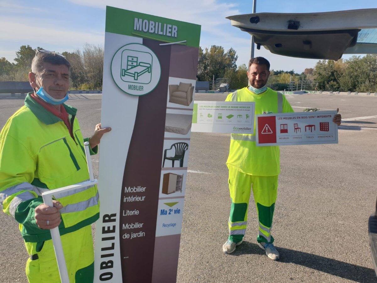 Une signalétique Eco-Mobilier flambant neuve pour les déchèteries Signaletique Eco Mobilier 1