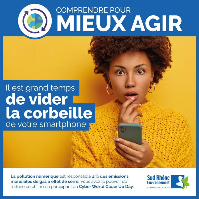 Sud Rhône Environnement lance une grande opération de nettoyage depuis chez soi pollution numerique