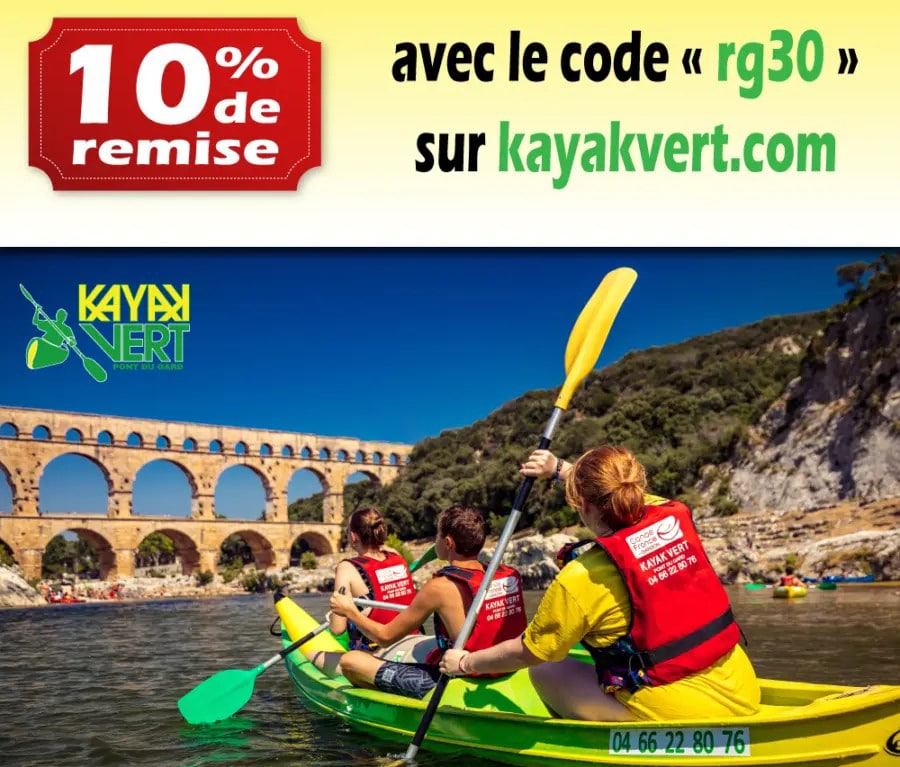TERMINE - L’été sera frais ! 10% de remise avec le code "RG30" sur www.kayakvert.com 10 de remise avec le code rg30 sur kayakvert.com