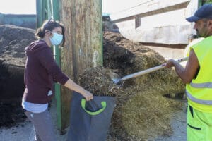 Distribution de Compost à Fournès