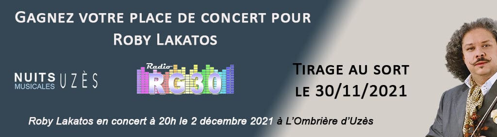 Jeux concours Roby Lakatos