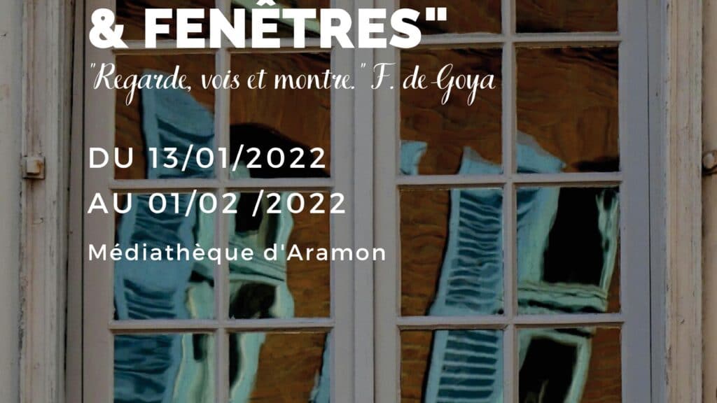 Exposition Veronique Blazy mediatheque dAramon janvier 2022