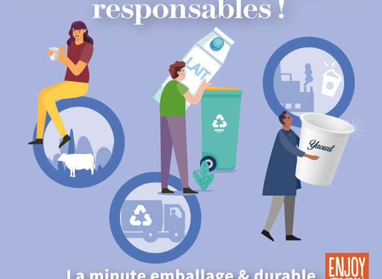 Pour des produits laitiers responsables ! La minute emballage & durable