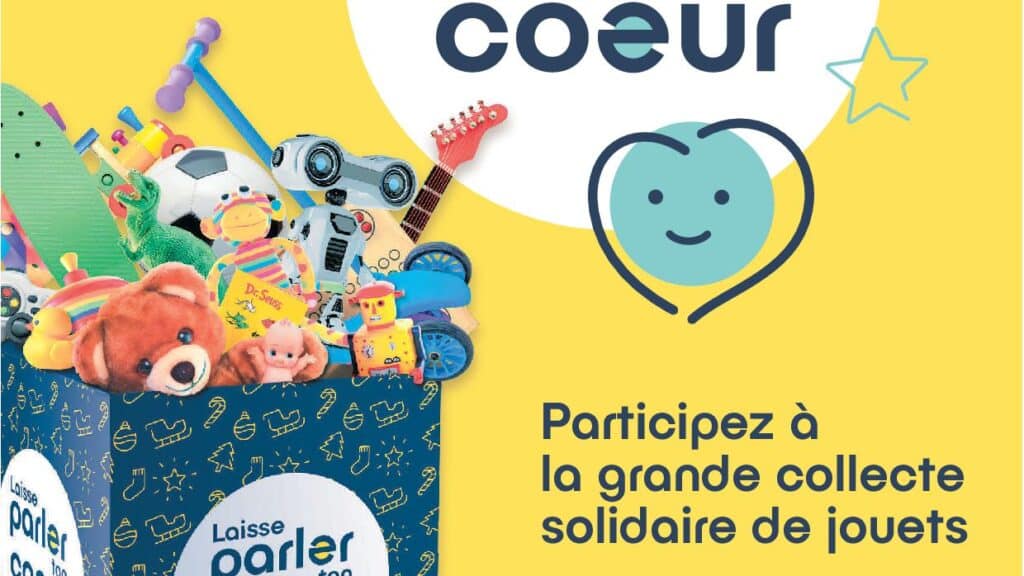 Collecte de jouets solidaire «Laisse Parler Ton Cœur» du 18 au 25 novembre 20221