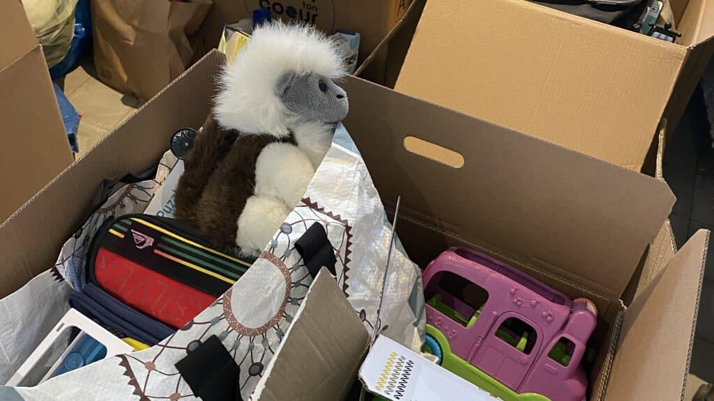 420kg de jouets collectés et offerts à une structure solidaire locale