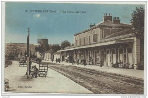 Les Remoulinois d'hier et d'aujourd'hui La gare de Remoulins Les Remoulinois dhier et daujourdhui 1