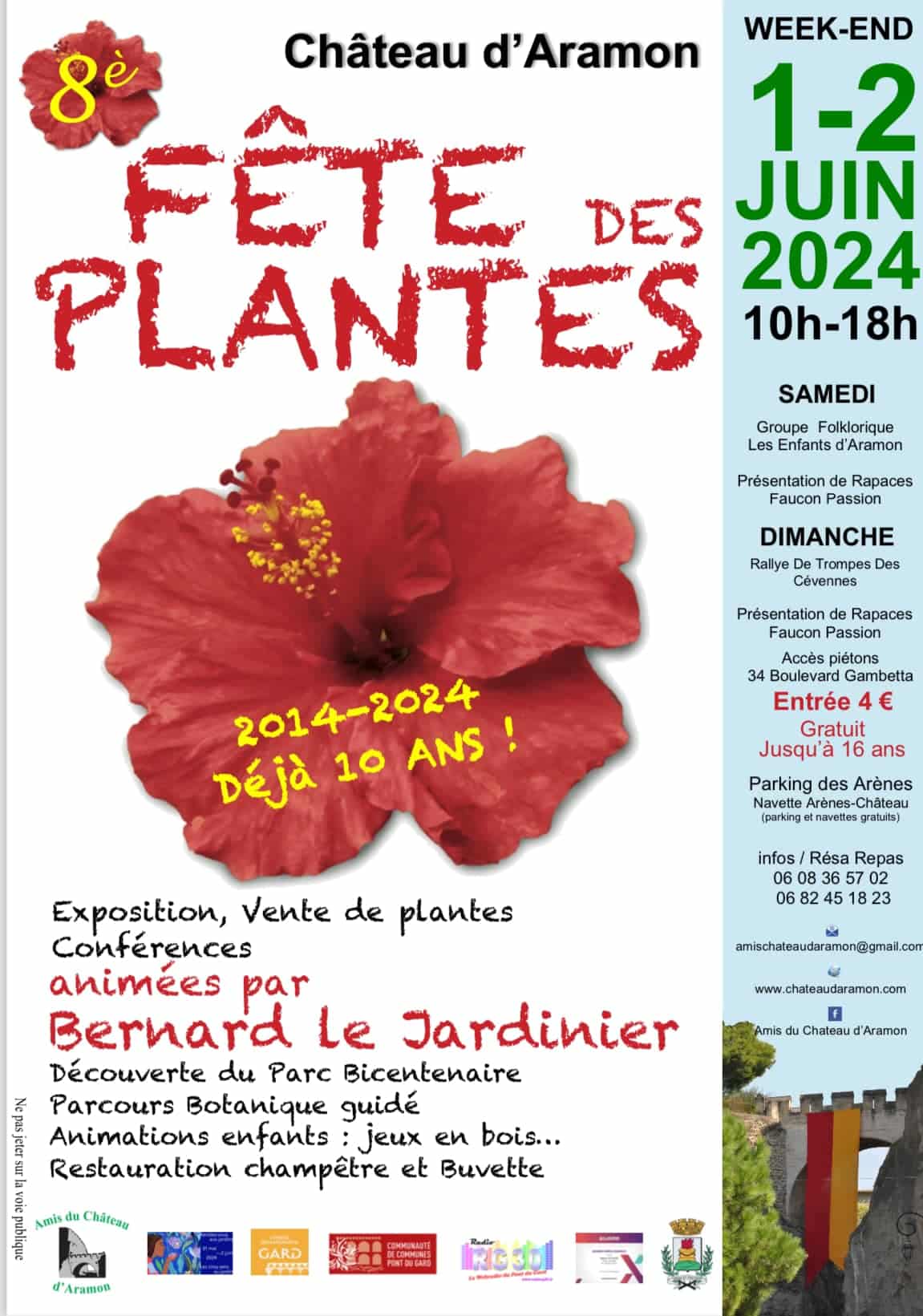 8ème Fête des Plantes du Château d'Aramon 8ème Fête des Plantes du Château d'Aramon