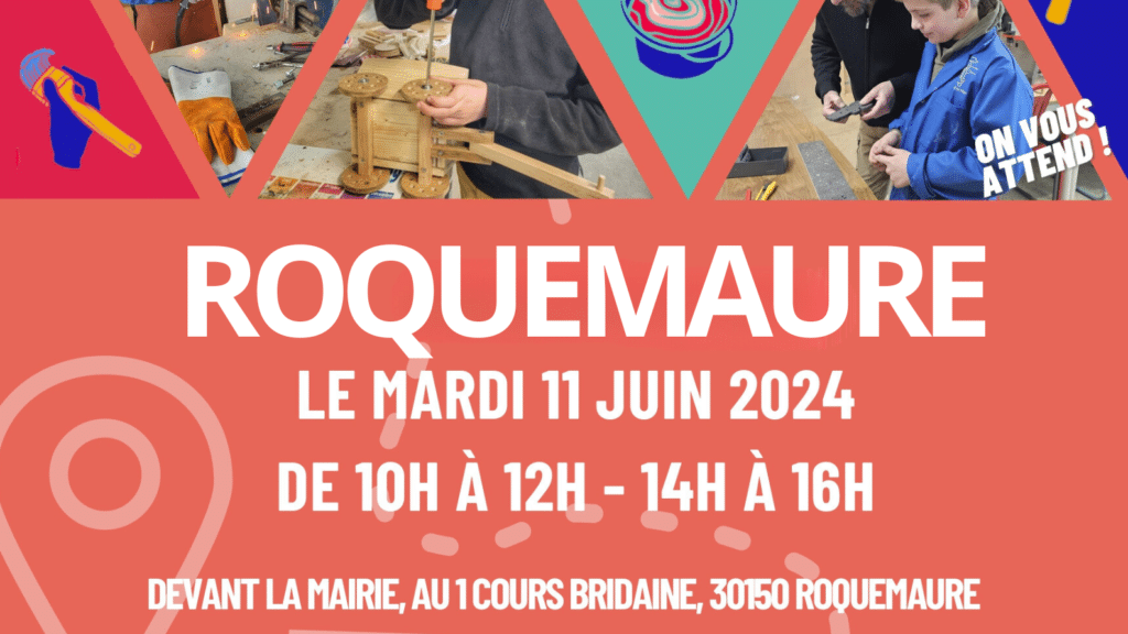 Les ateliers itinerants de loutil en main le 11 juin 2024 a Roquemaure