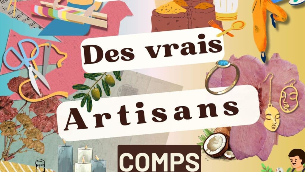 Marche de vrais artisans a comps le 8 et 9 mars 2025